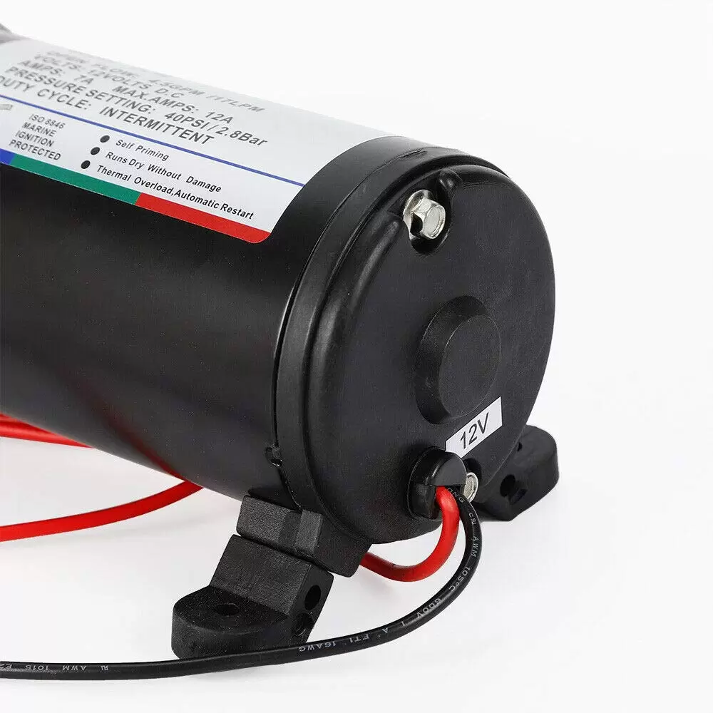 Compressed Water Pump 12V 17L/min for General Water Transmission Sprayer Pump Small Rain System for Water Well Supply Applications Compressed Water Pump 12V 17L/min for General Water Transmission Sprayer Pump Small Rain System for Water Well Supply Applications