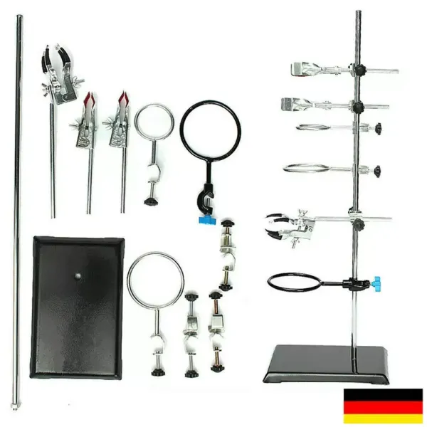 Laboratory stand with metal handle for laboratory 135 x 210 x 600 mm