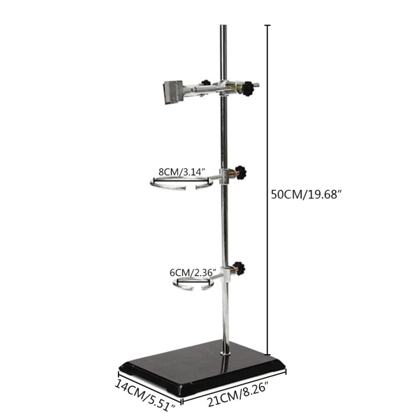 52cm Lab Bracket, Laboratory Retort Stand, Support Clamp Flask Platform, Kit For Chemistry, Physical Experiment