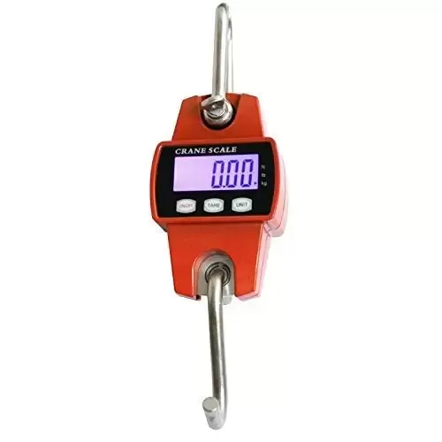 Electronic digital personal scale with LCD display to hang 300 kg