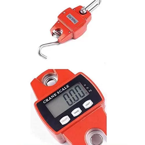 Electronic digital personal scale with LCD display to hang 300 kg Electronic digital personal scale with LCD display to hang 300 kg