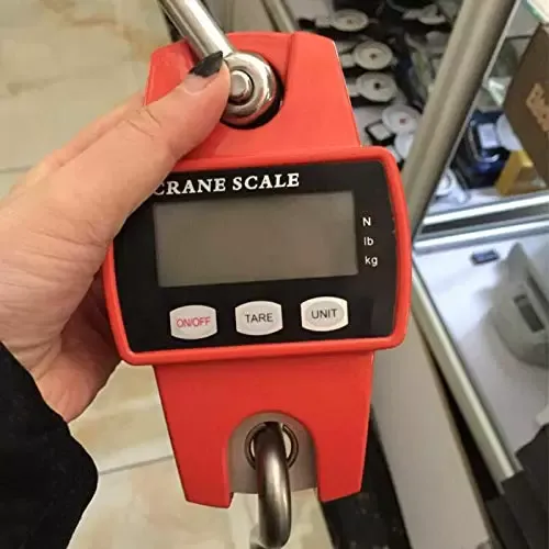 Electronic digital personal scale with LCD display to hang 300 kg