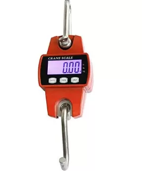 Electronic digital personal scale with LCD display to hang 300 kg
