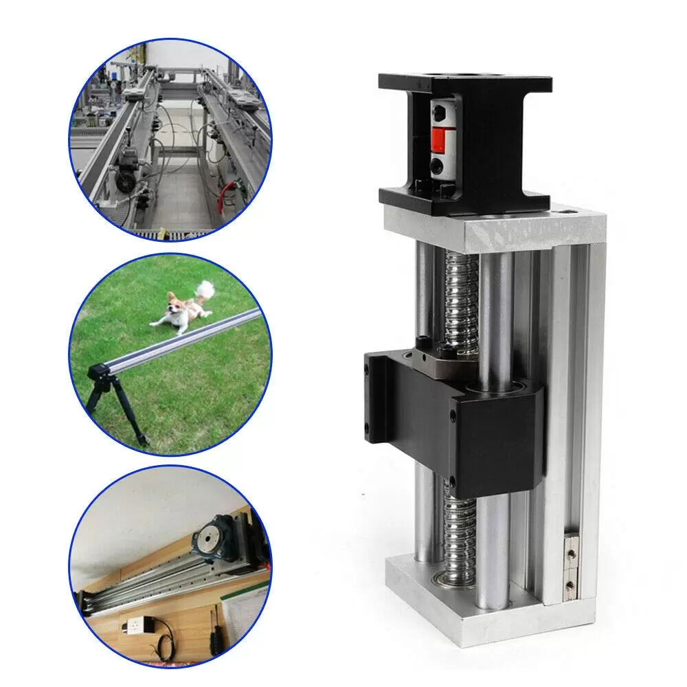 100mm CNC Manual Sliding Table - Linear Movement with Low Friction Resistance