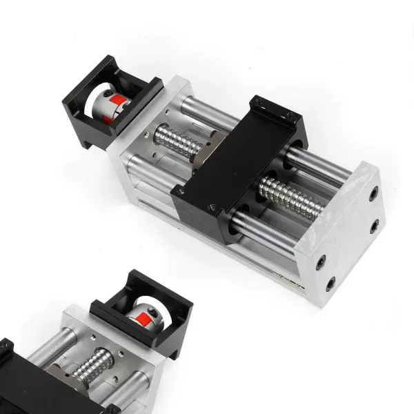 100mm CNC Manual Sliding Table - Linear Movement with Low Friction Resistance 100mm CNC Manual Sliding Table - Linear Movement with Low Friction Resistance