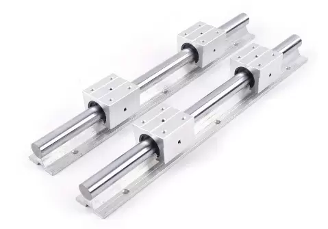 Linear guide for linear bearing, 2 linear rails