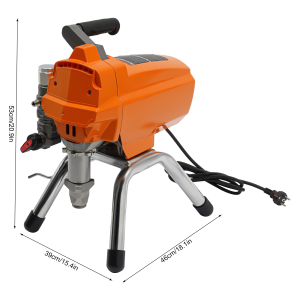 3.5 l/min 1200 W - Electronic pressure regulator - Paint spray gun