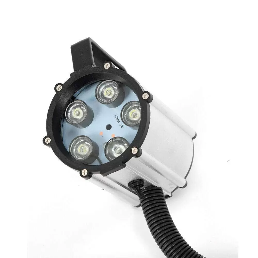 Flexible Gooseneck Lamp, 5W LED Lathe Lamp Work Light Machine Lamp Waterproof Arm Lamp, with Fixed Base Flexible Gooseneck Lamp, 5W LED Lathe Lamp Work Light Machine Lamp Waterproof Arm Lamp, with Fixed Base
