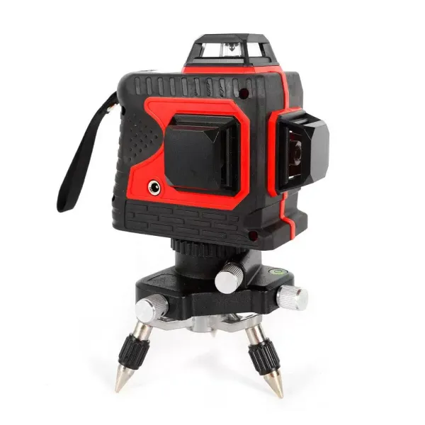 3D self-leveling spirit level 12 lines 360° (red light green appearance)