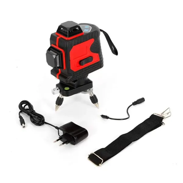 3D self-leveling spirit level 12 lines 360° (red light green appearance) 3D self-leveling spirit level 12 lines 360° (red light green appearance)