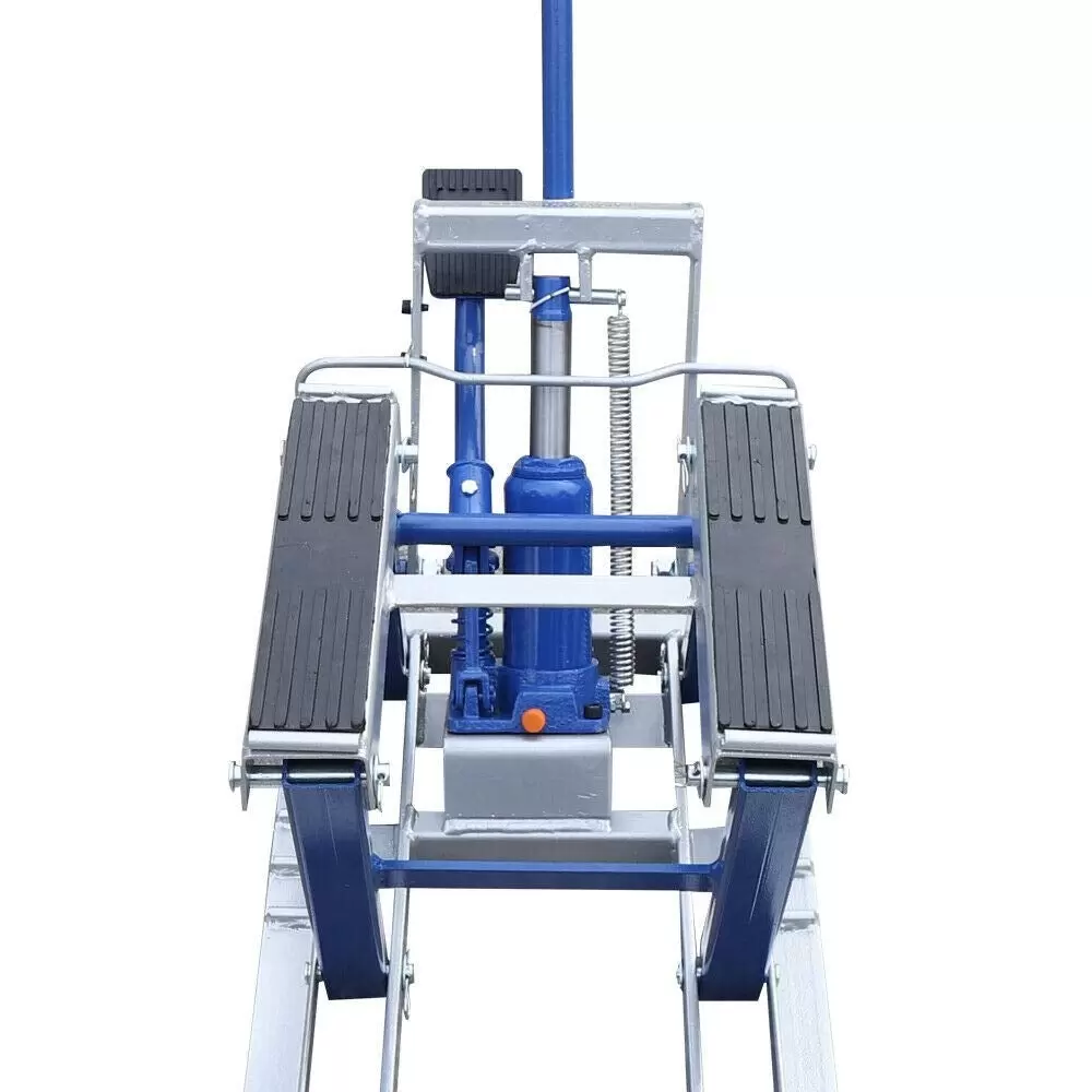 Motorcycle Hydraulic Repair Stand Motorcycle Hydraulic Lift Stand 680kg with Hydraulic Lift Pedal for Workshop Use In The Garage Blue Motorcycle Hydraulic Repair Stand Motorcycle Hydraulic Lift Stand 680kg with Hydraulic Lift Pedal for Workshop Use In The Garage Blue