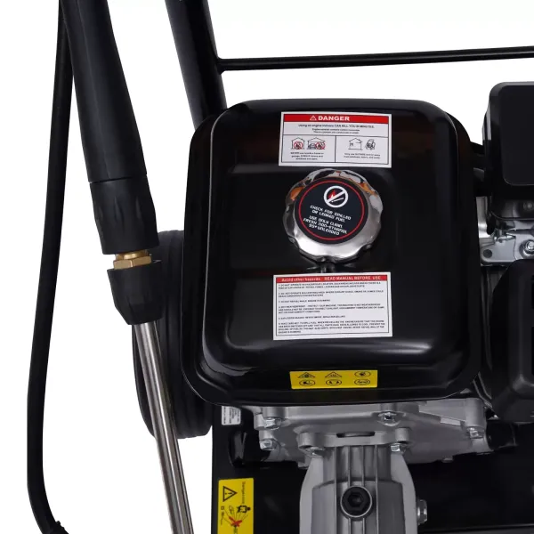 Vehicle high-pressure cleaner - 7.5 HP petrol engine - High-pressure nozzle for car, house, lawn, garden Vehicle high-pressure cleaner - 7.5 HP petrol engine - High-pressure nozzle for car, house, lawn, garden