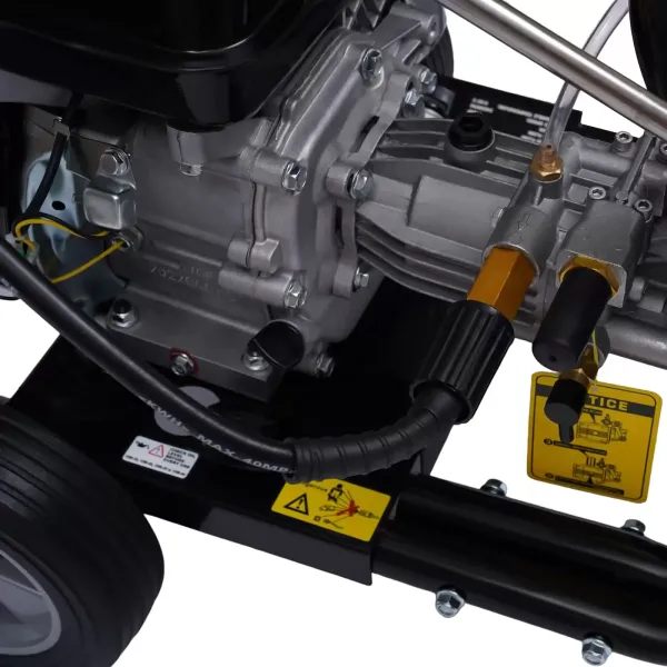 Vehicle high-pressure cleaner - 7.5 HP petrol engine - High-pressure nozzle for car, house, lawn, garden Vehicle high-pressure cleaner - 7.5 HP petrol engine - High-pressure nozzle for car, house, lawn, garden