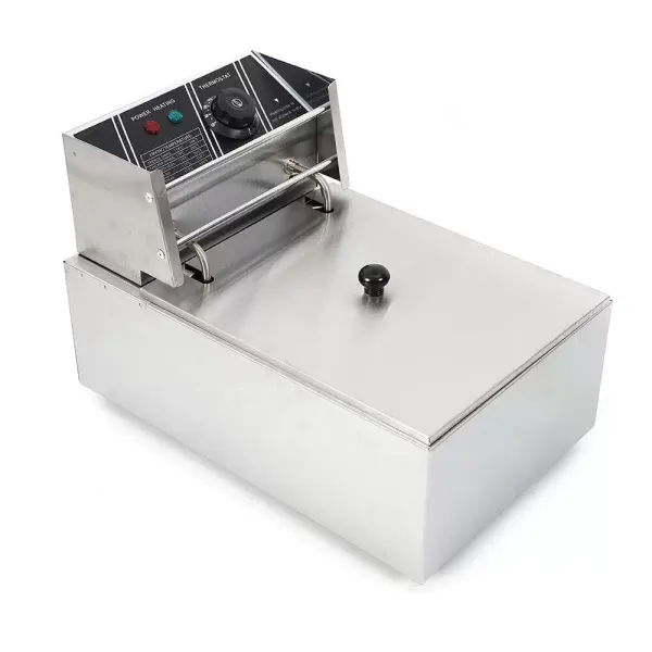 Electric Fryers 2500 W In Stainless Steel 6L For Catering Restaurants, Supermarket Snack Bars And Home Electric Fryers 2500 W In Stainless Steel 6L For Catering Restaurants, Supermarket Snack Bars And Home