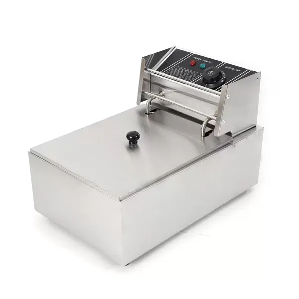Electric Fryers 2500 W In Stainless Steel 6L For Catering Restaurants, Supermarket Snack Bars And Home Electric Fryers 2500 W In Stainless Steel 6L For Catering Restaurants, Supermarket Snack Bars And Home