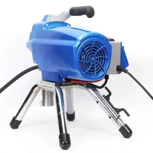 2.7L/m 3kW Airless Paint Sprayer with 23Mpa Paint Spraying System High Efficiency Electric Paint Sprayer with Extension Rod, Thinning-Free Stand