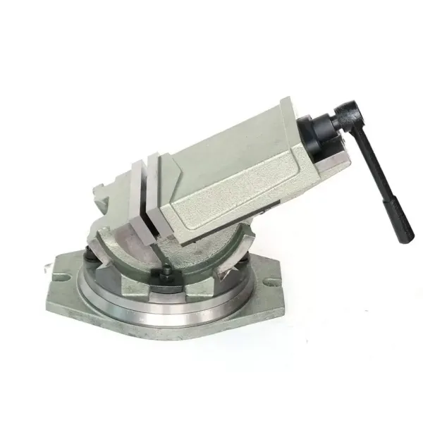 100 mm Vice High Precision Tiltable 90° Rotating Base Table Vice Industrial Strength Benchtop Drill Press Tilting Angle Vise Heavy Duty Vice 100mm