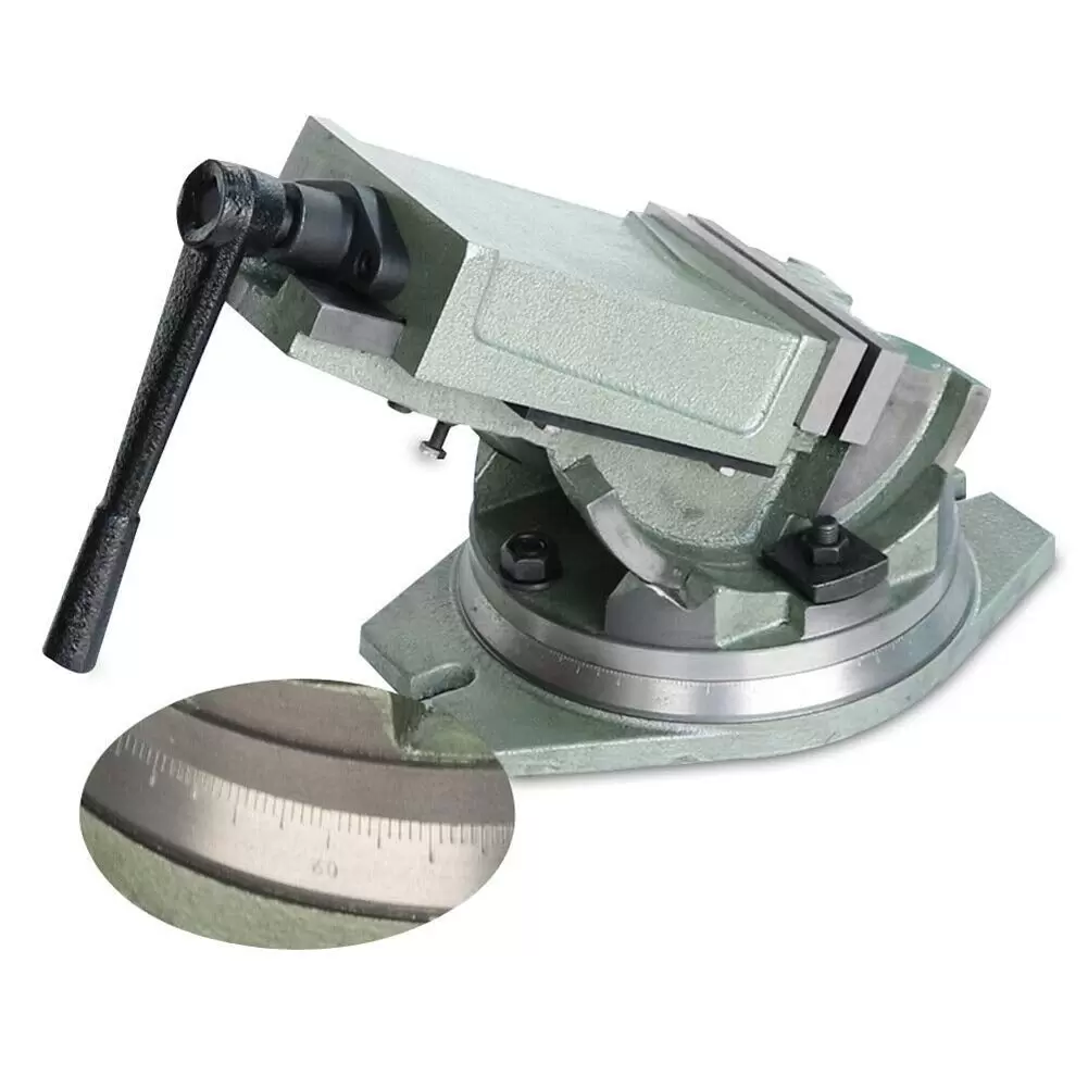 100 mm Vice High Precision Tiltable 90° Rotating Base Table Vice Industrial Strength Benchtop Drill Press Tilting Angle Vise Heavy Duty Vice 100mm 100 mm Vice High Precision Tiltable 90° Rotating Base Table Vice Industrial Strength Benchtop Drill Press Tilting Angle Vise Heavy Duty Vice 100mm