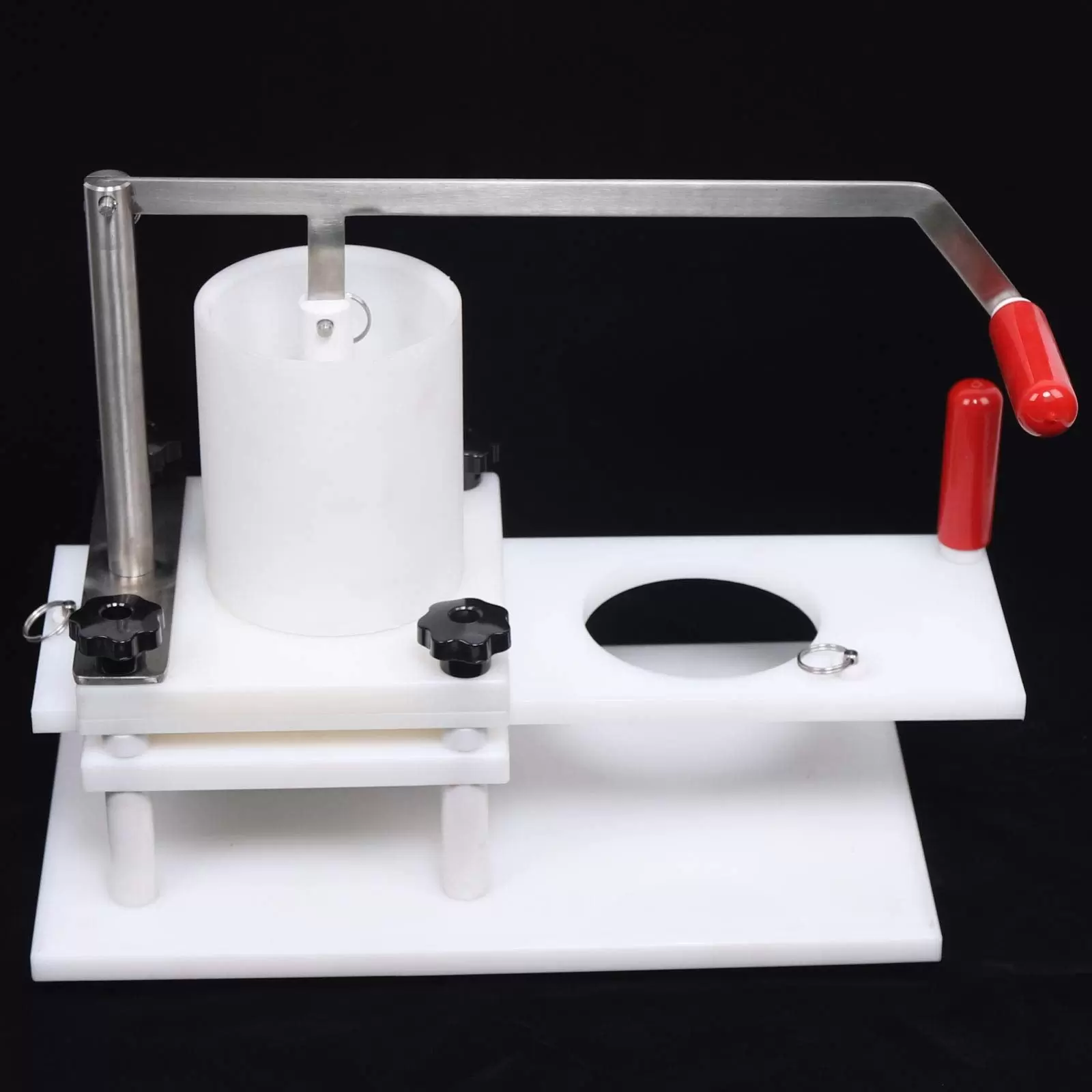 Home Commercial Hamburger Press Manual PE Modeling Machine Beef Patty Maker Heavy Duty Food-Grade Stainless Steel Bowl Burger