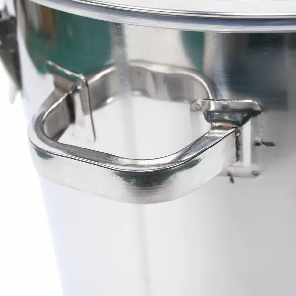 36L Fermentation Bucket Portable Stainless Steel Fermentation Bucket with Exhaust for Fermentation Temperature Bar Thick Bottom Silver Color 36L Fermentation Bucket Portable Stainless Steel Fermentation Bucket with Exhaust for Fermentation Temperature Bar Thick Bottom Silver Color