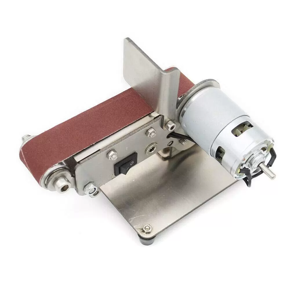 Mini Electric Belt Sander Table Sander with 895 Spindle Motor 24V 600m/min Mini Electric Belt Sander Table Sander with 895 Spindle Motor 24V 600m/min