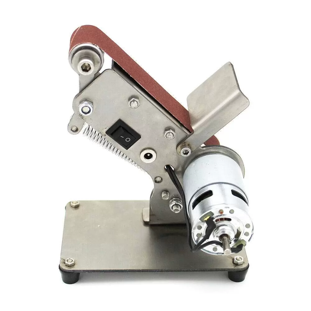 Mini Electric Belt Sander Table Sander with 895 Spindle Motor 24V 600m/min Mini Electric Belt Sander Table Sander with 895 Spindle Motor 24V 600m/min