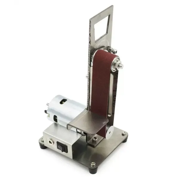 Mini DIY Electric Tape Machine Polisher Fixed Angle Sander Sharpener Desktop Blade Vertical Table Cutter Motor 795