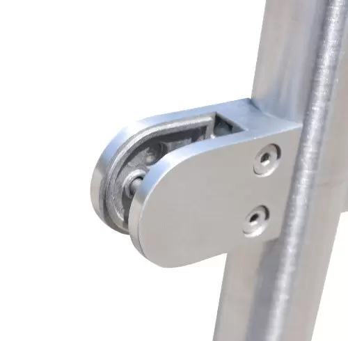 304 Stainless Steel Railing Post 110cm Premium Fence with Glass Clamps Applicable 8-12mm