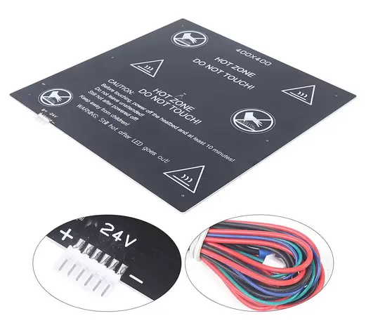 400 x 400 x 3 mm - 3D Printing Bed - 3D Printer - Aluminum Heated Bed - Thermal Platform
