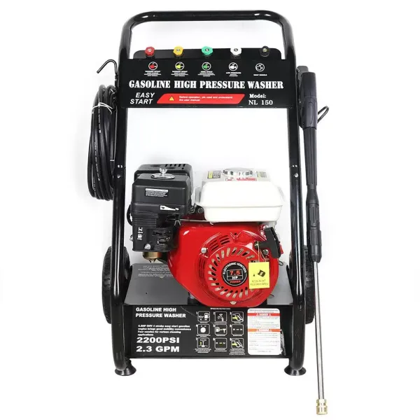 6.5 HP Gasoline Pressure Washer for Washing Machine Gasoline Engine 3400 RPM 170-190 Bar for Cleaning Decks Courtyards