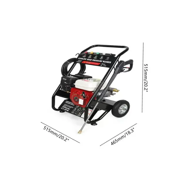 6.5 HP Gasoline Pressure Washer for Washing Machine Gasoline Engine 3400 RPM 170-190 Bar for Cleaning Decks Courtyards