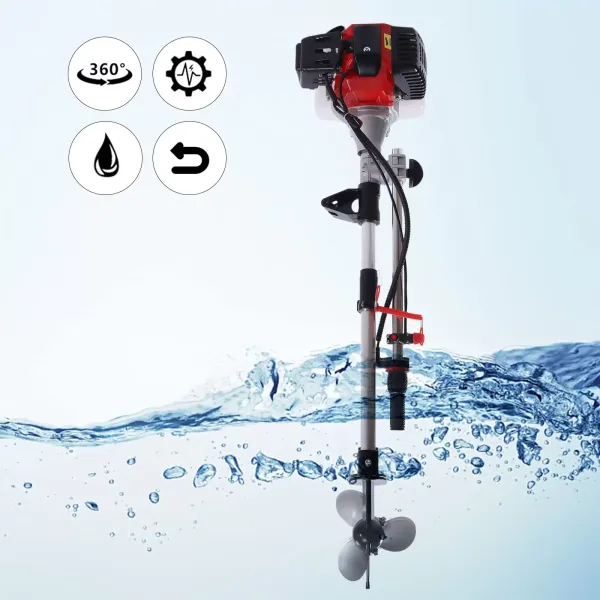 Outboard Motor Electric Motor Gasoline Engine Fishing Boat Boat Engine 2 Stroke 2.3 HP CDI System for Inflatable Boats Rubber Boats Outboard Motor Electric Motor Gasoline Engine Fishing Boat Boat Engine 2 Stroke 2.3 HP CDI System for Inflatable Boats Rubber Boats