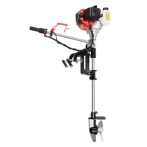 Outboard Motor Electric Motor Gasoline Engine Fishing Boat Boat Engine 2 Stroke 2.3 HP CDI System for Inflatable Boats Rubber Boats