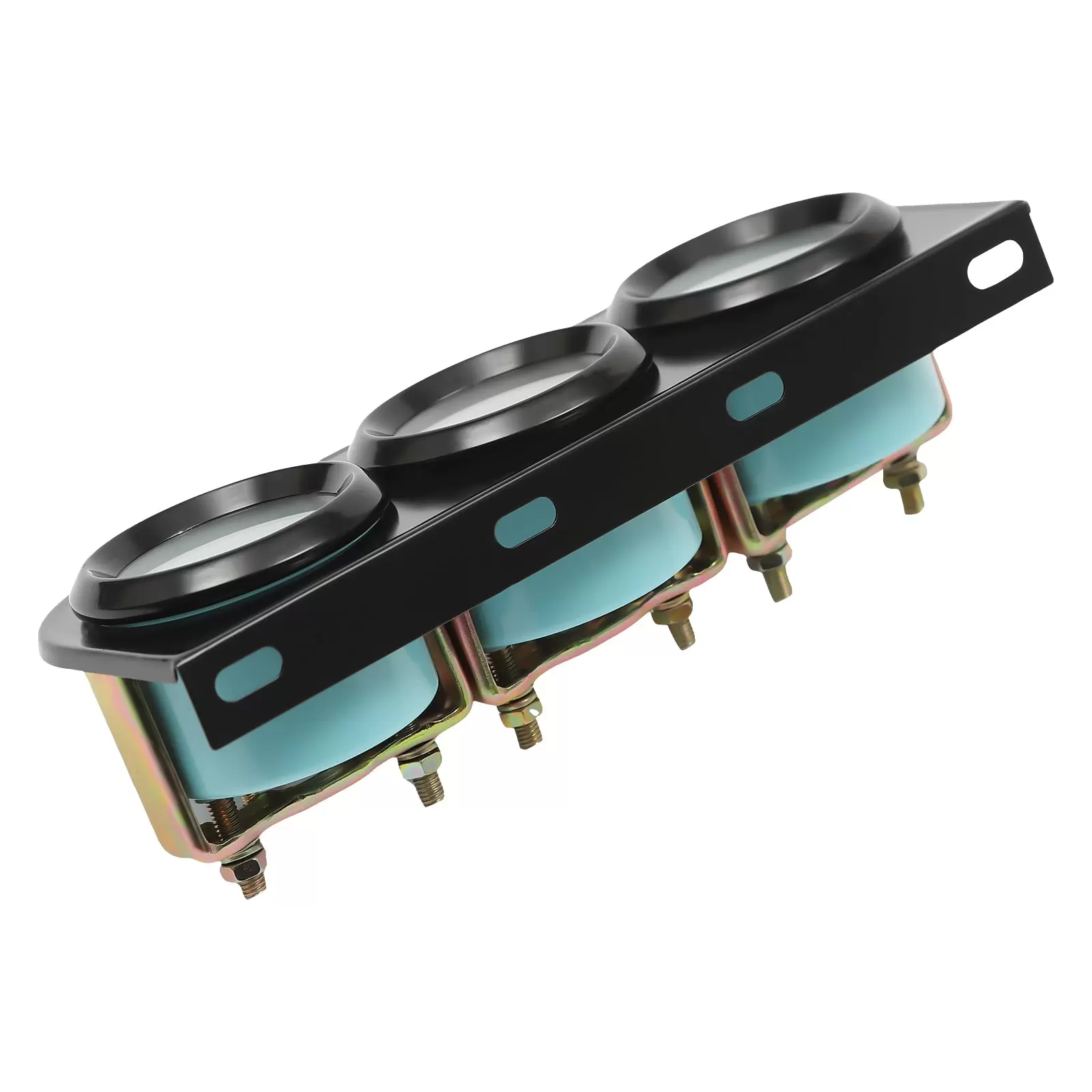 52mm 3 in 1 Additional Instruments Water Temperature Gauge Oil Pressure Gauge Voltmeter Gauge