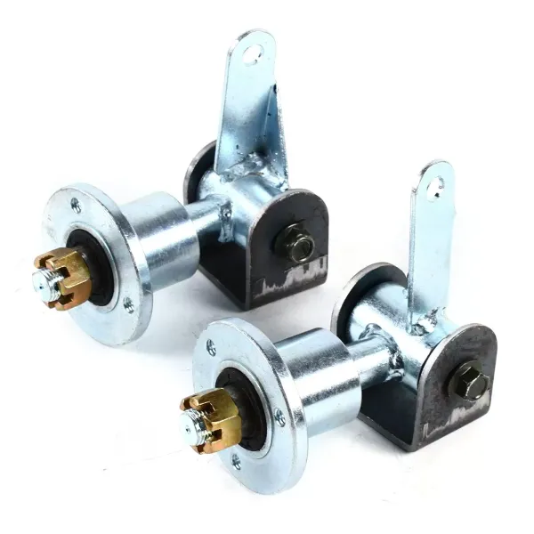 1 Pair 5" Heavy Duty Steering Knuckles with Wheel Hubs - Axle for DIY 110cc Go Kart Quad Bike Parts