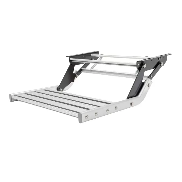 Manual Entry made of Aluminum Alloy Step Motorhome Step Camping Entry Step for RVs, Travel Trailers