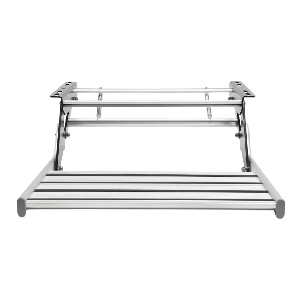 Manual Entry made of Aluminum Alloy Step Motorhome Step Camping Entry Step for RVs, Travel Trailers