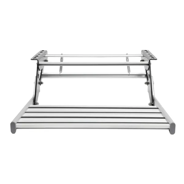Manual Entry made of Aluminum Alloy Step Motorhome Step Camping Entry Step for RVs, Travel Trailers