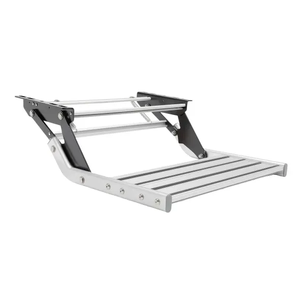 Manual Entry made of Aluminum Alloy Step Motorhome Step Camping Entry Step for RVs, Travel Trailers
