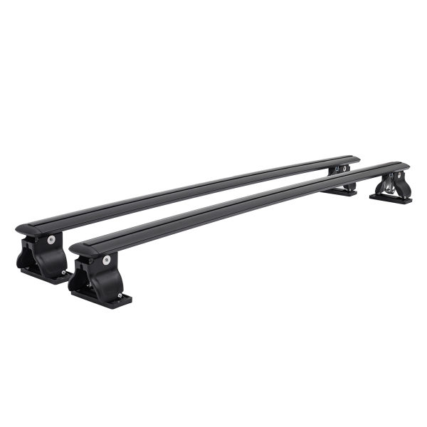 Universal Roof Rack Cross Bars Lockable Car Top Crossbars Lockable Roof Rack For Universal Models without Longitudinal Rail Luggage Racks on the Roof Black