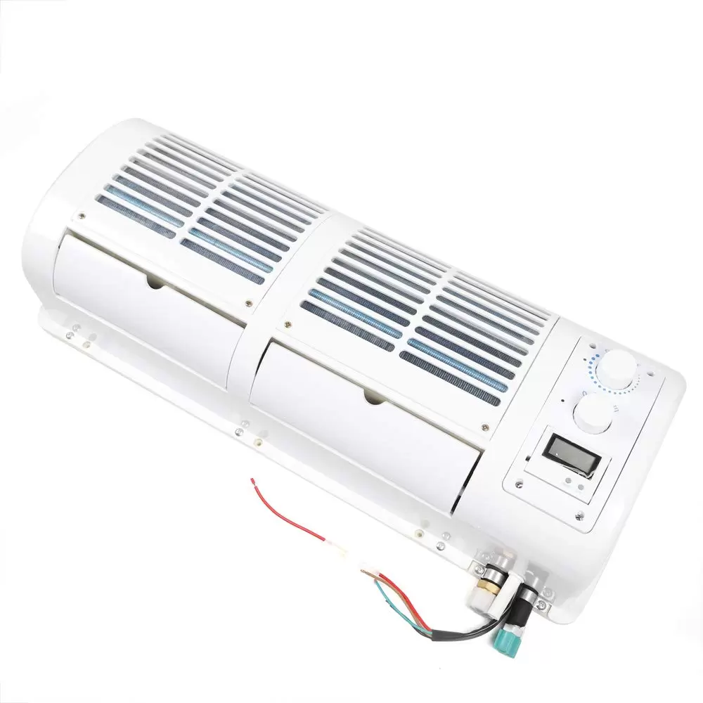 Car Air Conditioning Fan Hanging Mobile 12V Wall Air Conditioners for Car Caravan Truck Air Conditioner Air Cooler 23.6*8.66*5.9 Inch