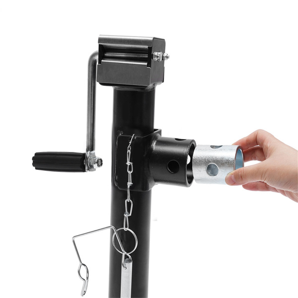 1T/2000lbs Jack with Manual Hand Pump, Trailer Jack, Profile Floor Jack for Repair Industry and Various Factories