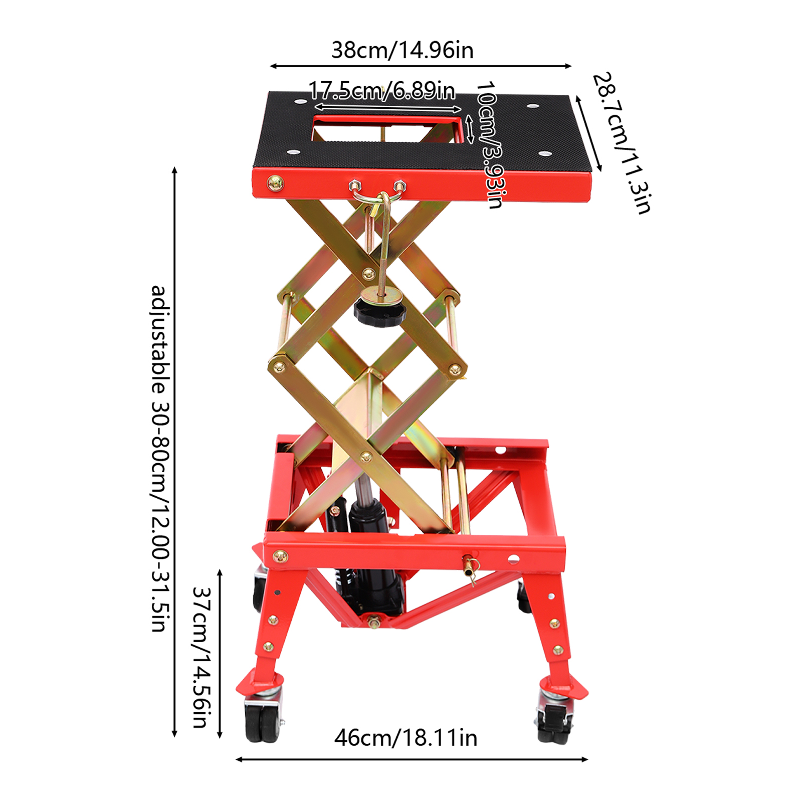 Motorcycle lifting platform with wheels, load-bearing capacity 160KG Motorcycle lifting platform with wheels, load-bearing capacity 160KG