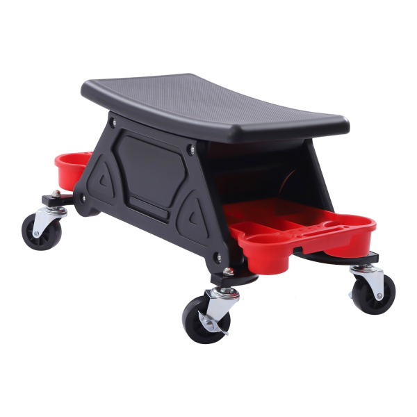 Detailing Seat Mechanics Stool with Wheels Mobile Rolling Creeper Seat or Chair Tools Organizer Storage Trays for Garage DIY Home Car Wash Wax Polishing Projects