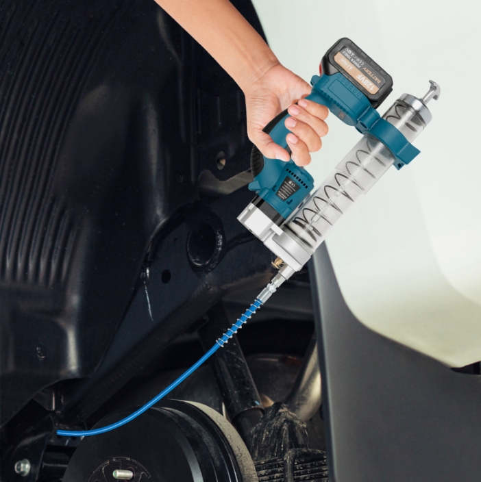 21V Cordless Oil Gun Without Battery And Charger With Mouthpiece Hose For Motor Vehicles Heavy Machinery Ships Automobiles 21V Cordless Oil Gun Without Battery And Charger With Mouthpiece Hose For Motor Vehicles Heavy Machinery Ships Automobiles