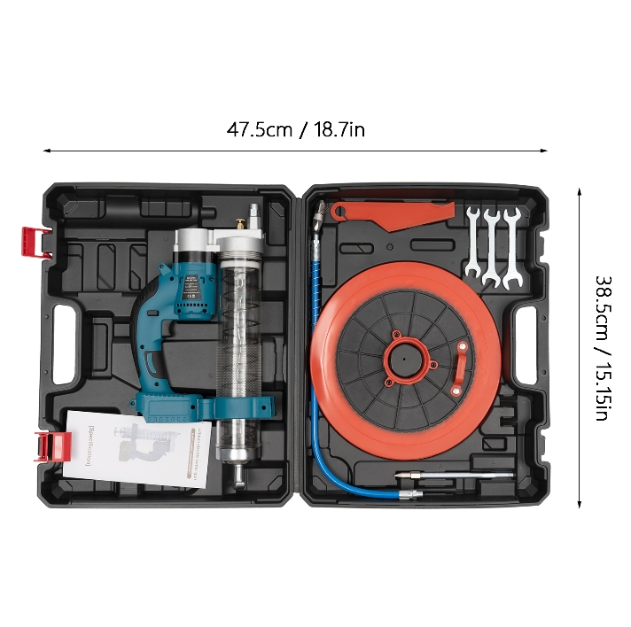 21V Cordless Oil Gun Without Battery And Charger With Mouthpiece Hose For Motor Vehicles Heavy Machinery Ships Automobiles 21V Cordless Oil Gun Without Battery And Charger With Mouthpiece Hose For Motor Vehicles Heavy Machinery Ships Automobiles