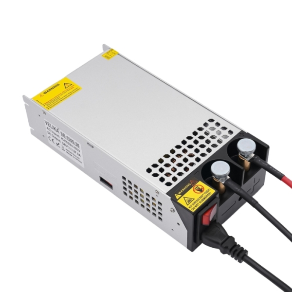 1000W 36V switching power supply, with clip, convertible voltage, built-in fan, dust filter
