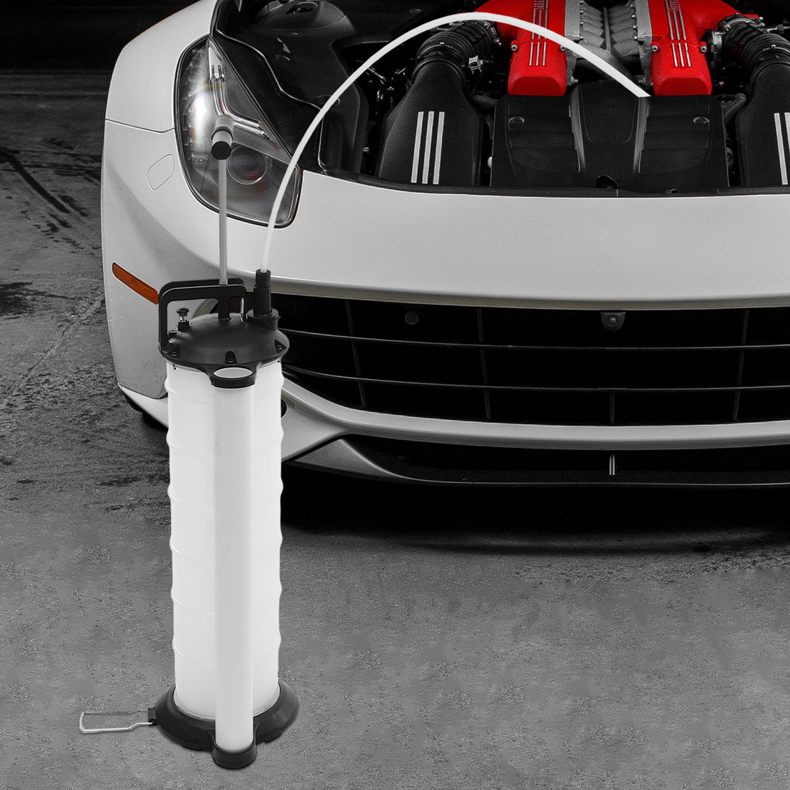 7L manual oil drainer, oil drain pump, for automobiles, motorcycles and etc. 24.5*24.5*65cm 7L manual oil drainer, oil drain pump, for automobiles, motorcycles and etc. 24.5*24.5*65cm