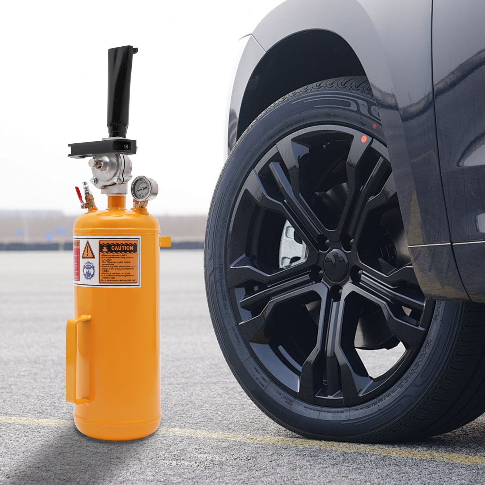 6.3*19.68inch 8L Tire Bead Filler Air Tire Bead Seater Seating Tire Inflator Air Tire Seating Blaster Inflator for Motorcycles And Electric Vehicles Yellow 6.3*19.68inch 8L Tire Bead Filler Air Tire Bead Seater Seating Tire Inflator Air Tire Seating Blaster Inflator for Motorcycles And Electric Vehicles Yellow