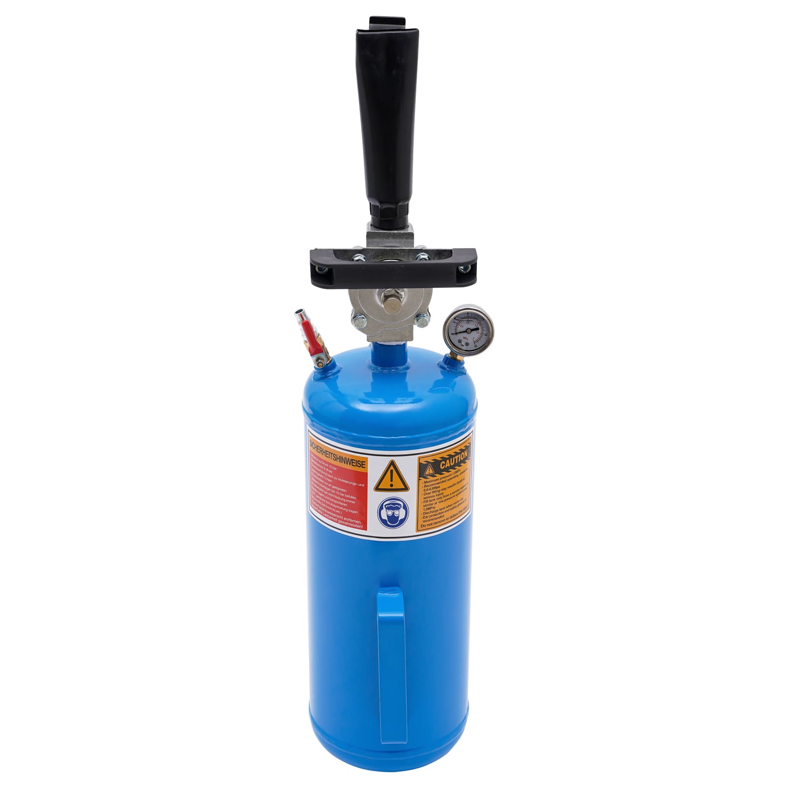 6.3*19.68inch 8L Tire Bead Filler Air Tire Bead Seater Seating Tire Inflator Air Tire Seating Blaster Inflator for Motorcycles And Electric Vehicles Blue